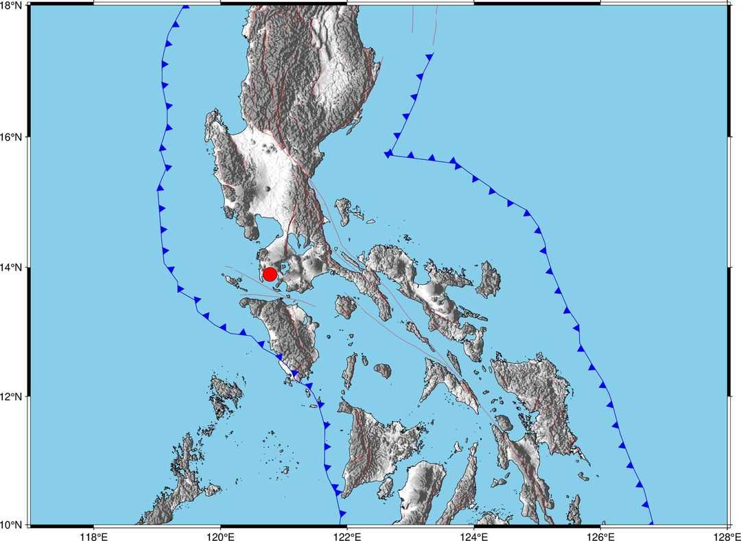 Magnitude 5 quake jolts Calaca, Batangas